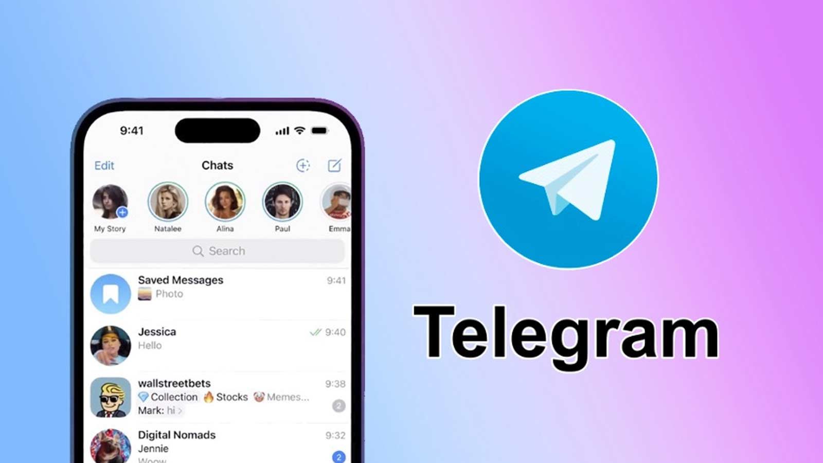 Telegram counter